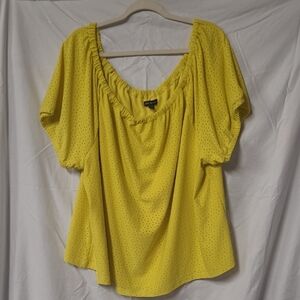 Lane Bryant Yellow Blouse